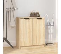 vidaXL Scarpiera Rovere Sonoma 59x35x70 cm in Legno Multistrato