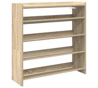 vidaXL Scarpiera Rovere Sonoma 80x25x81 cm in Legno Multistrato