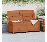 vidaXL Scatola Cuscini Marrone 150x50x56 cm in Legno Massello di Abete