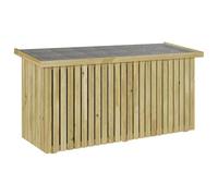 vidaXL Baule portaoggetti 119 x 44 x 58,5 cm, in legno di pino trattato