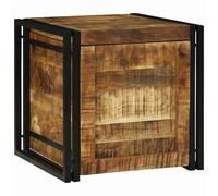 vidaXL Scatola di Stoccaggio 50 x 50 x 50 cm legno di mango grezzo