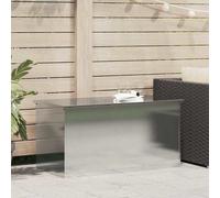 vidaXL Scatola di Stoccaggio Esterno Argento 100 x 50,5 x 50 cm