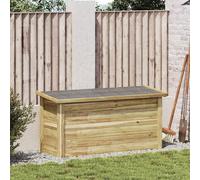 vidaXL Scatola di Stoccaggio in Legno Trattato di Pino 44x119x57 cm