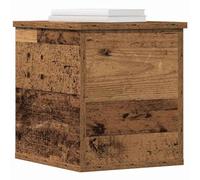vidaXL Scatola di Stoccaggio Legno Vecchio 30 x 35 x 35 cm, Scatola Moderna, Organizer Rettangolare, Soluzione per disordine, Ampia capacità, arredo utile per Home Office
