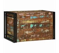 vidaXL Scatola di Stoccaggio Multicolore 80 x 50 x 50 cm - Legno Recuperato