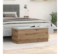 vidaXL Scatola di Stoccaggio rovere artigianale 90 x 35 x 35 cm