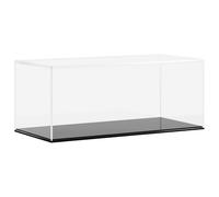 vidaXL Scatola Espositiva Trasparente 34x16x14 cm in Acrilico
