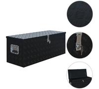VIDAXL - Scatola In Alluminio 1085x370x400 Mm Nera