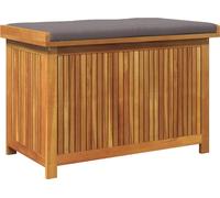vidaXL Scatola per cuscini da esterno 90x50x60,5 cm in legno massiccio di acacia