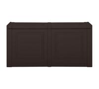 vidaXL Scatola per cuscini marrone 86x40x42 cm 85 L