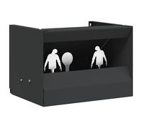 vidaXL Scatola per trappole per proiettili Nero 29 x 22 x 20 cm