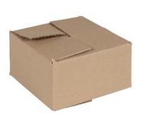 vidaXL Scatola Pieghevole 50 pcs Marrone 15 x 15 x 8 cm Cartone