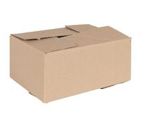 vidaXL Scatola Pieghevole 50 pcs Marrone 30 x 21.5 x 14 cm Cartone