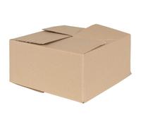 vidaXL Scatola Pieghevole 50 pcs Marrone 30 x 30 x 15 cm Cartone
