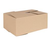 vidaXL Scatola Pieghevole 50 pcs Marrone 35 x 24 x 15 cm Cartone
