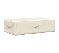 vidaXL Scatola Portaoggetti in Tessuto 70x40x18 cm Crema
