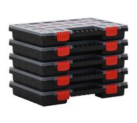 vidaXL Scatole di Assortimento 5 pz 34,5x25x5 cm in Polipropilene