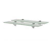 vidaXL Mensole Galleggianti 2 pz in Vetro 50x20 cm 8 mm