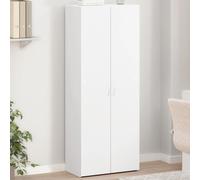 vidaXL Schedario Bianco 60x32x153 cm in Truciolato