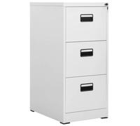 Schedario grigio chiaro 46x62x102,5 cm in acciaio