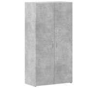 vidaXL Schedario Grigio Cemento 60x32x115 cm in Legno Multistrato