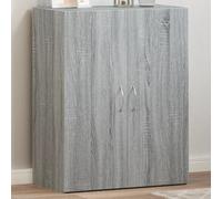 vidaXL Schedario Grigio Sonoma 60x32x77,5 cm in Legno Multistrato
