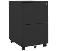 VIDAXL - Schedario Mobile Antracite 39x45x67 Cm In Acciaio