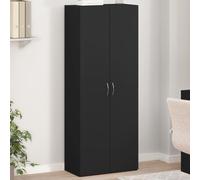 vidaXL Schedario Nero 60x32x153 cm in Truciolato