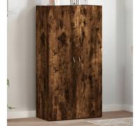 vidaXL Schedario Rovere Fumo 60x32x115 cm in Legno Multistrato