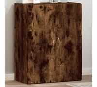 vidaXL Schedario Rovere Fumo 60x32x77,5 cm in Legno Multistrato