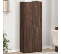 vidaXL Schedario Rovere Marrone 60x32x153 cm in Legno Multistrato