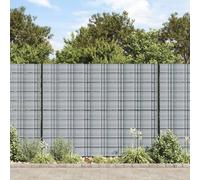 vidaXL Schermi Privacy da Giardino 10 pz Grigio 252,5x19 cm PVC