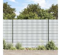 vidaXL Schermi Privacy da Giardino 10 pz Grigio Chiaro 252,5x19 cm PVC