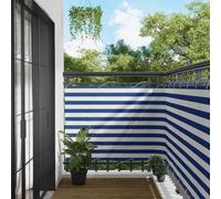 vidaXL Schermo da balcone 110 x 800 cm Tessuto Oxford Rettangolare