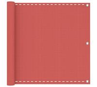 vidaXL Schermo da balcone Terracotta 75 x 800 cm HDPE e alluminio, Recinzione per giardino, schermo resistente ai raggi UV, facile installazione, protezione per balcone, frangivento