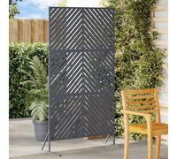 vidaXL Schermo di Privacy antracite , 100x50x180 cm, in Acciaio