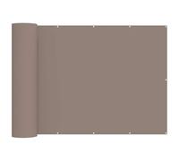 vidaXL Frangivista per balcone, 150 x 200 cm, tessuto con rivestimento in poliuretano, colore tortora, per la privacy all'aperto, robusta tenda da giardino in tessuto Oxford impermeabile, protezione