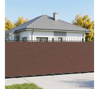 vidaXL Frangivista per balcone, 150 x 500 cm, tessuto con rivestimento in poliuretano, marrone, per la privacy all'aperto, robusta tenda da giardino, tessuto Oxford impermeabile, protezione estiva