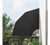 vidaXL Schermo di Privacy per Balcone Antracite 115 x 115 cm Tessuto