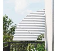 vidaXL Schermo di Privacy per Balcone Antracite e bianco 115 x 115 cm