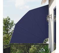 vidaXL Schermo di Privacy per Balcone Blu marino 210 x 210 cm Tessuto