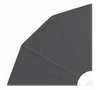 vidaXL Schermo di Privacy per Balcone Nero 160 x 160 cm Tessuto