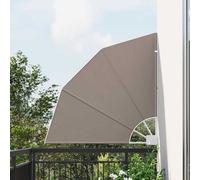 vidaXL Schermo di Privacy per Balcone Talpa 115 x 115 cm Tessuto