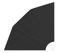 vidaXL Schermo di Privacy Pieghevole da Esterno Antracite 140 x 140 cm a Ventaglio. Resistente ai Raggi UV, in Tessuto di Poliestere con Struttura in Acciaio Verniciato a Polvere. Ottima Soluzione PE