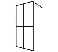 vidaXL Schermo per doccia in vetro temperato smerigliato robusto 90x195 cm