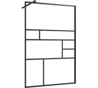 vidaXL Schermo doccia per cabina doccia con vetro trasparente ESG 115x195 cm