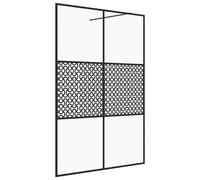 vidaXL Schermo doccia per cabina doccia con vetro trasparente ESG 140x195 cm