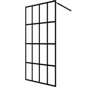 vidaXL Schermo doccia per cabina doccia Vetro di sicurezza trasparente 80x195 cm