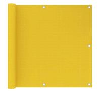 vidaXL Schermo Frangivista per Balcone Giallo 90x300 cm in HDPE