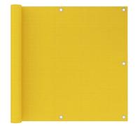 vidaXL Schermo Frangivista per Balcone Giallo 90x500 cm in HDPE